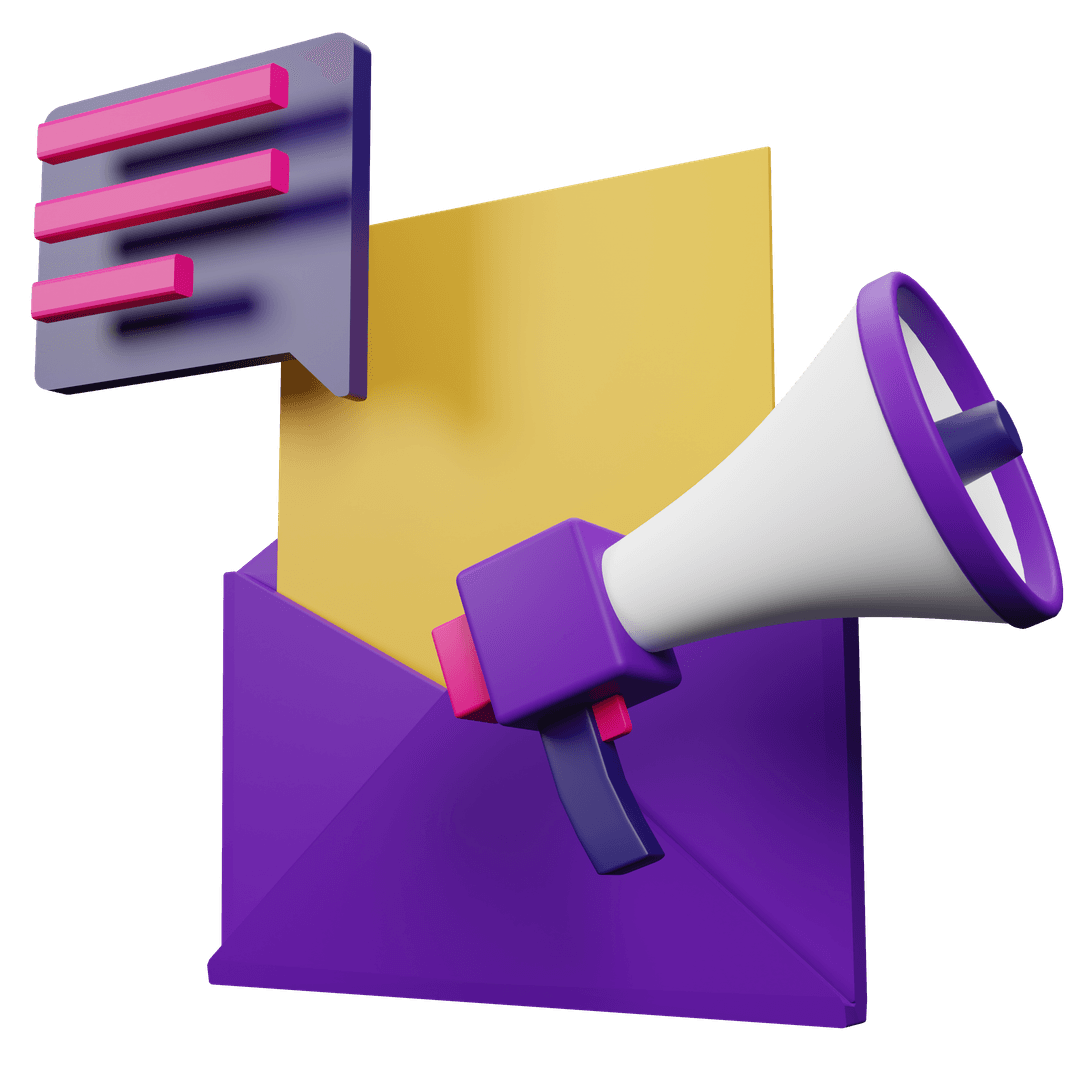 Contact 3D Illustration